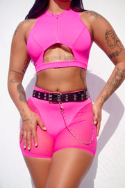 CXIX - DollHaus Biker Shorts - Barbie Pink