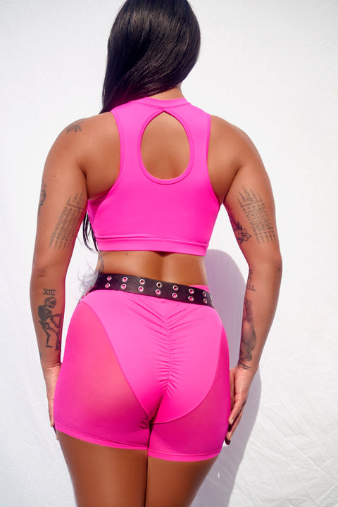 CXIX - DollHaus Sports Bra - Barbie Pink