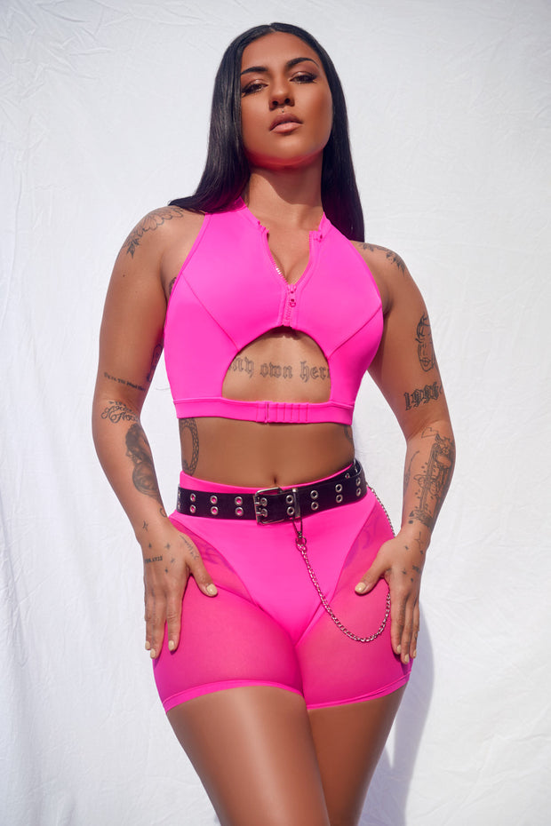 CXIX - DollHaus Biker Shorts - Barbie Pink