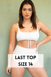 LAST ONE! SIZE 14! Lunalae - Izzy Top - White