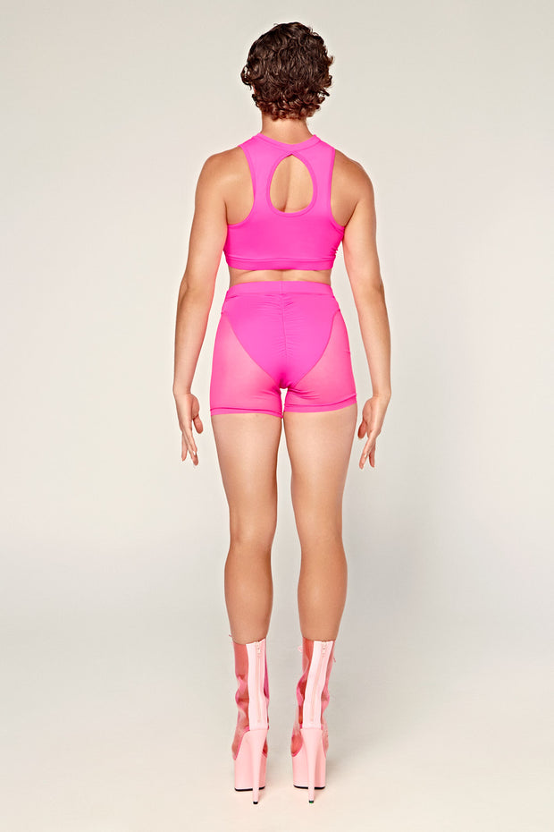 CXIX - DollHaus Sports Bra - Barbie Pink