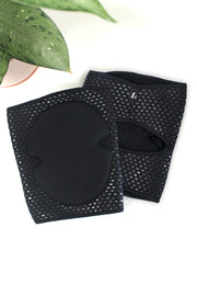 Black sticky knee pads for kips and pole fitness